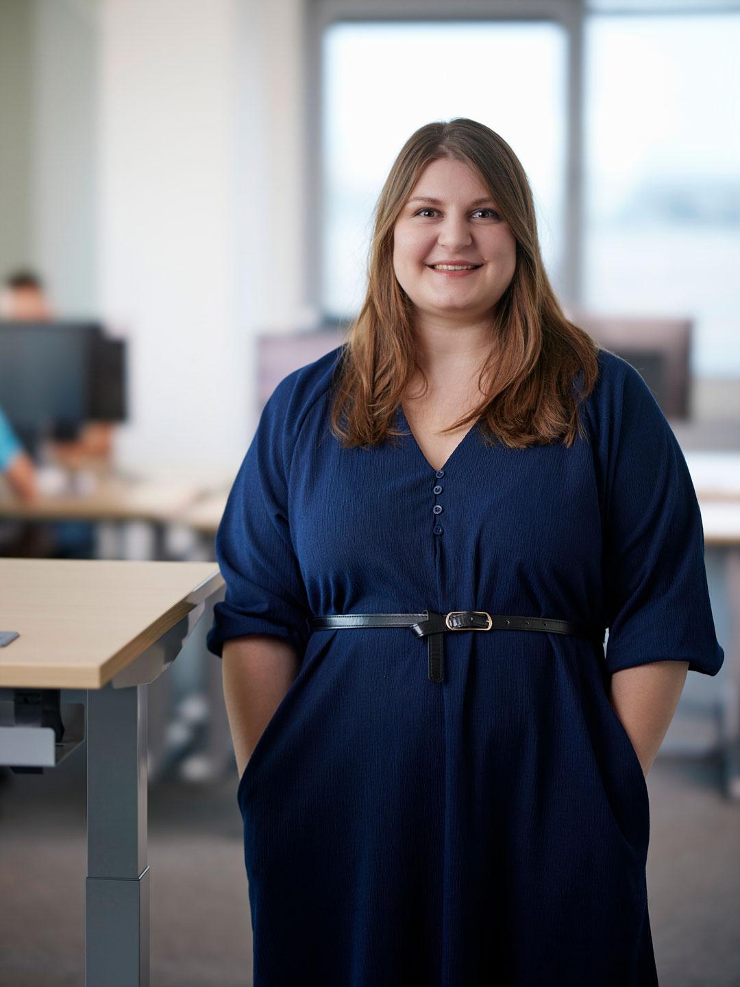Portrait of Terezia, laughing