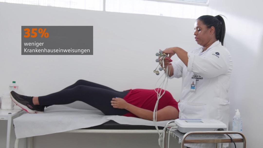 35 Prozent weniger Krankenhauseinweisungen. 