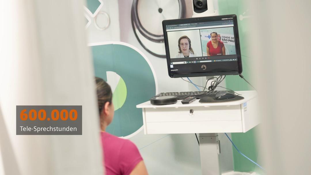 600.000 Tele-Sprechstunden.  