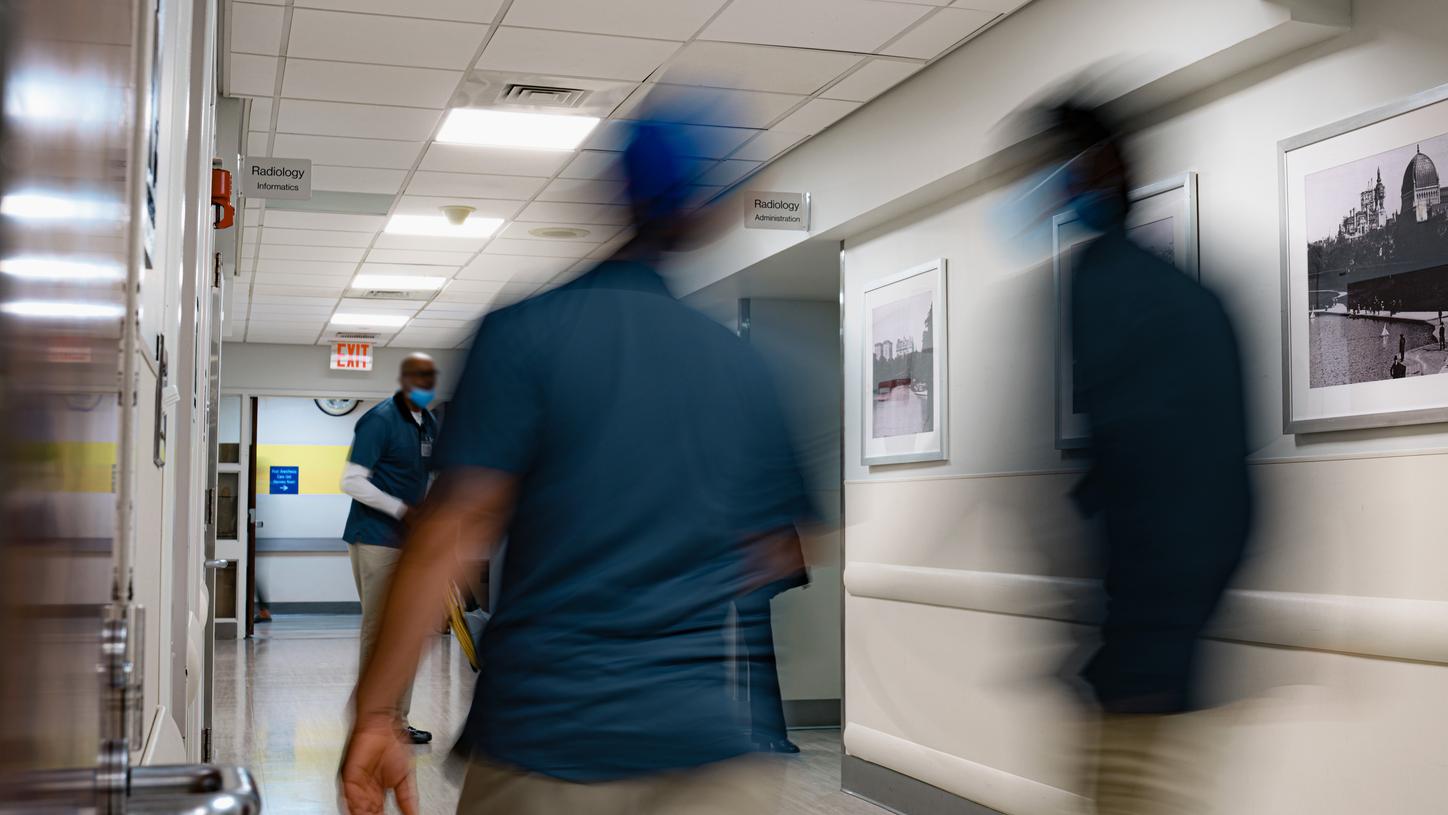 Healthcare professionals at work