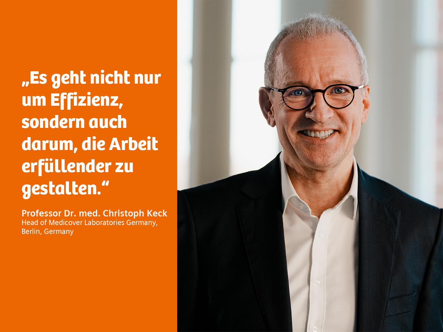 Dr. Christop Keck in seinem Büro