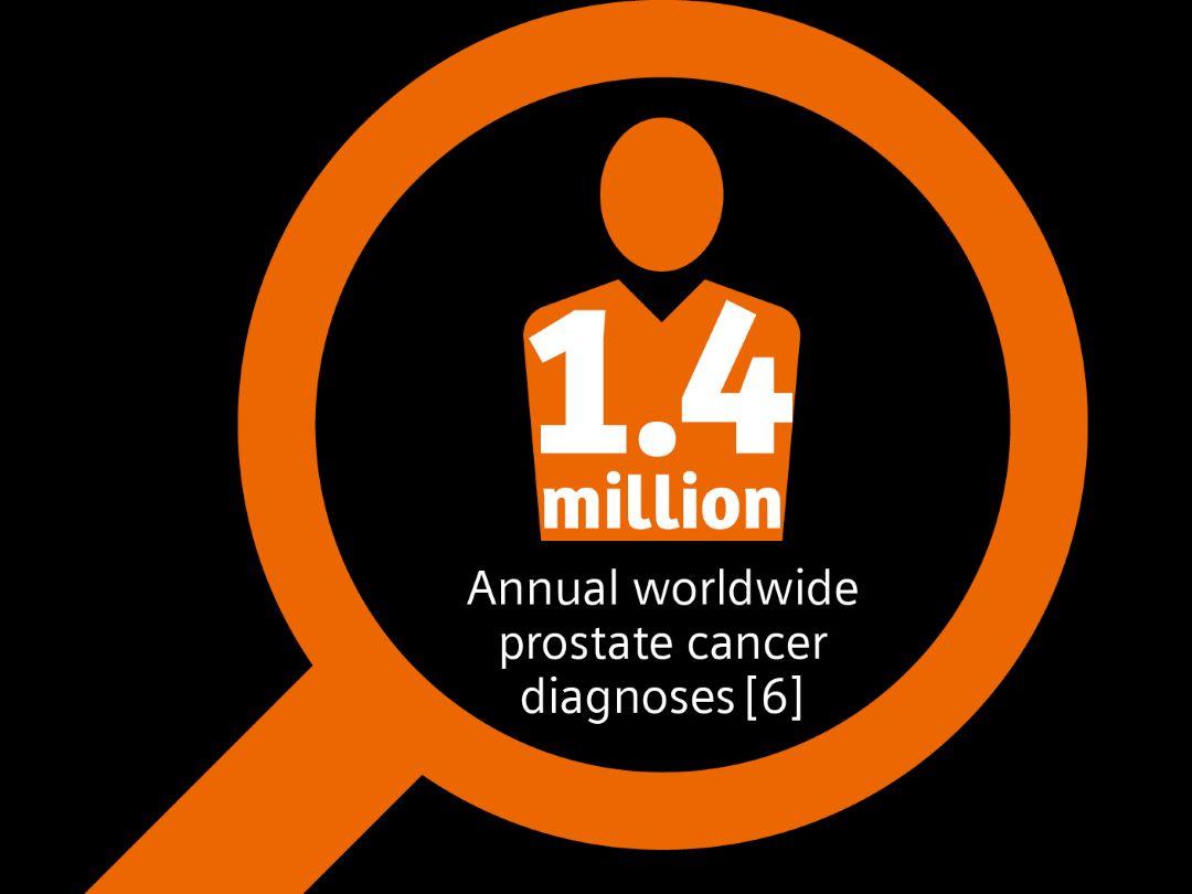 1.4 million annual worldwide prostate cancer diagnoses