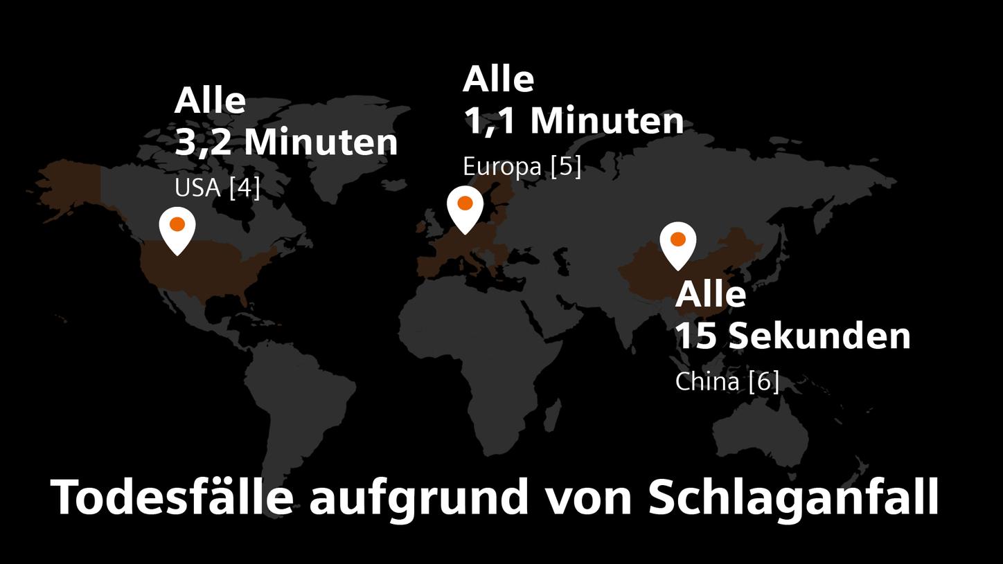 Todesfälle aufgrund von Schlaganfall