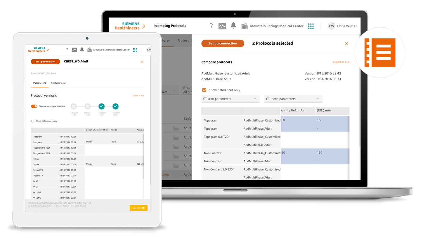 teamplay Protocols - radiology protocol management